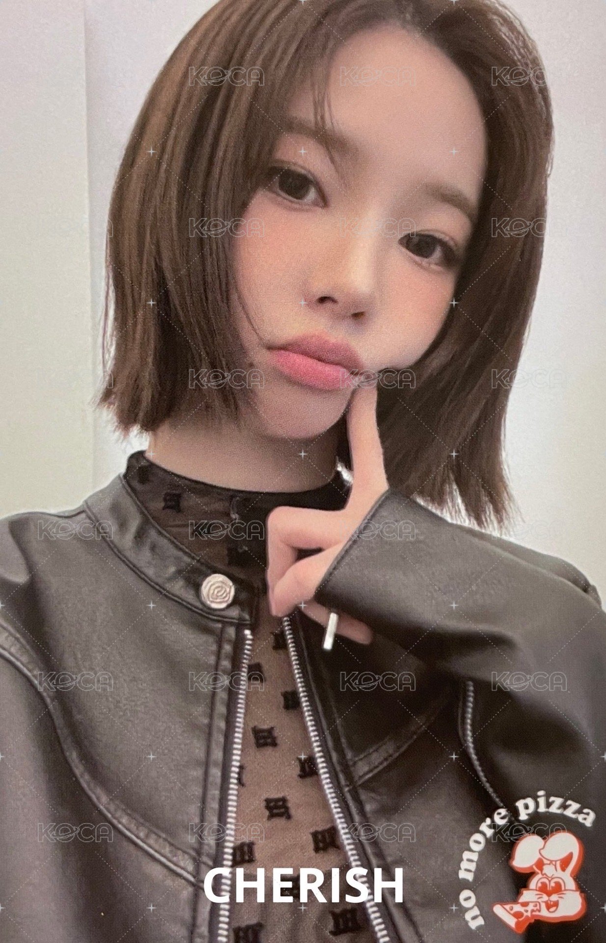 代言卡 no more 披薩卡柚 正面