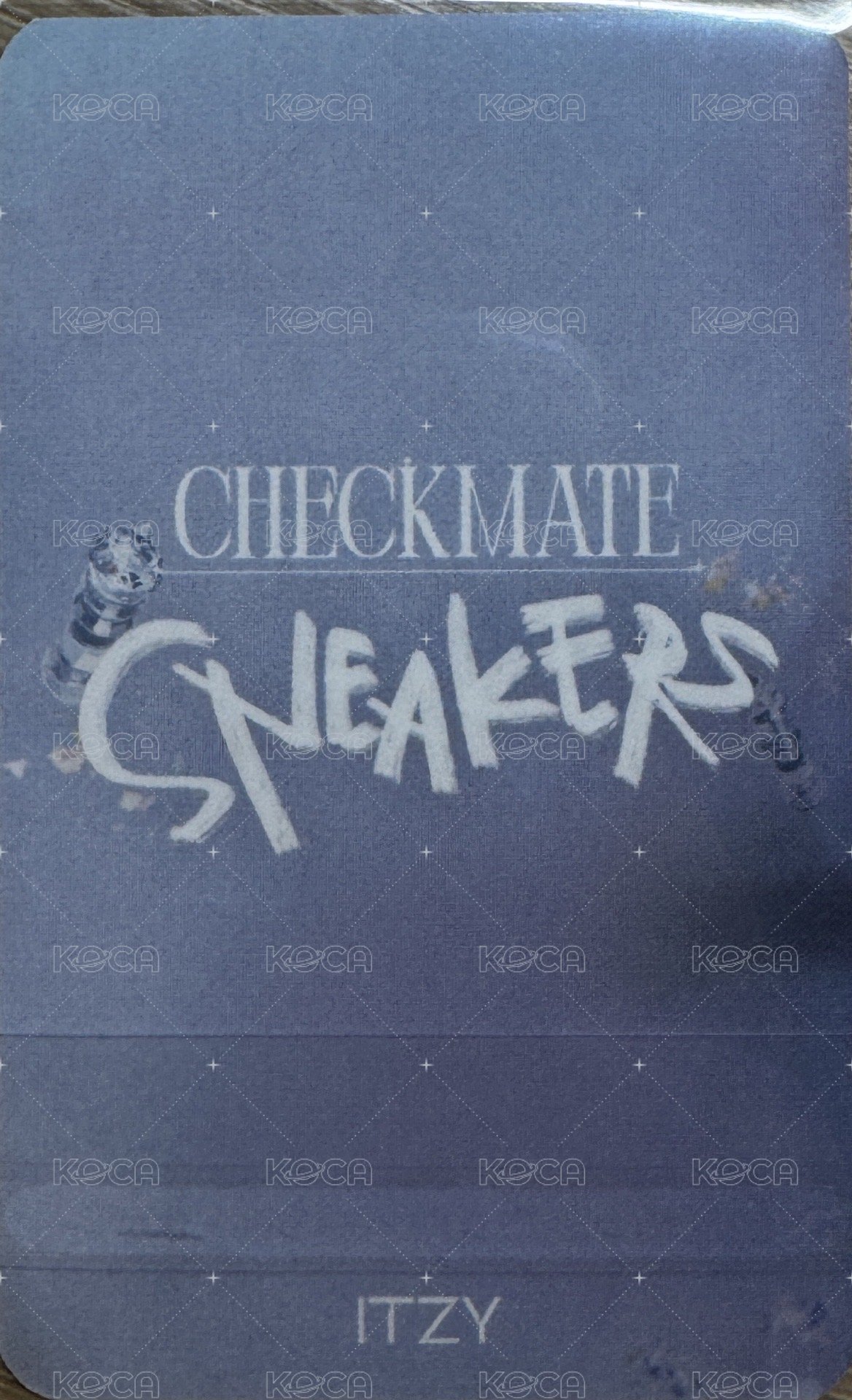 CHECKMATE 打歌卡 第一週 背面