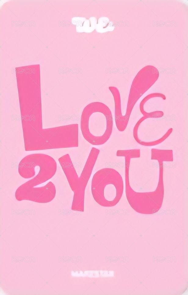 單曲一輯 ms 線上1.0 簽售卡 心形相框ver. 背面