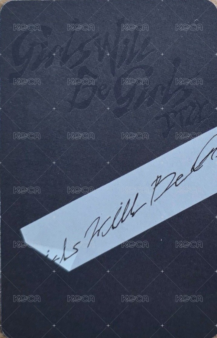 GWBG 專輯卡 特別版 A ver. 背面