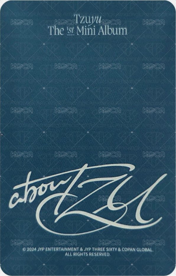 aboutTzu  wm 幸運卡  背面