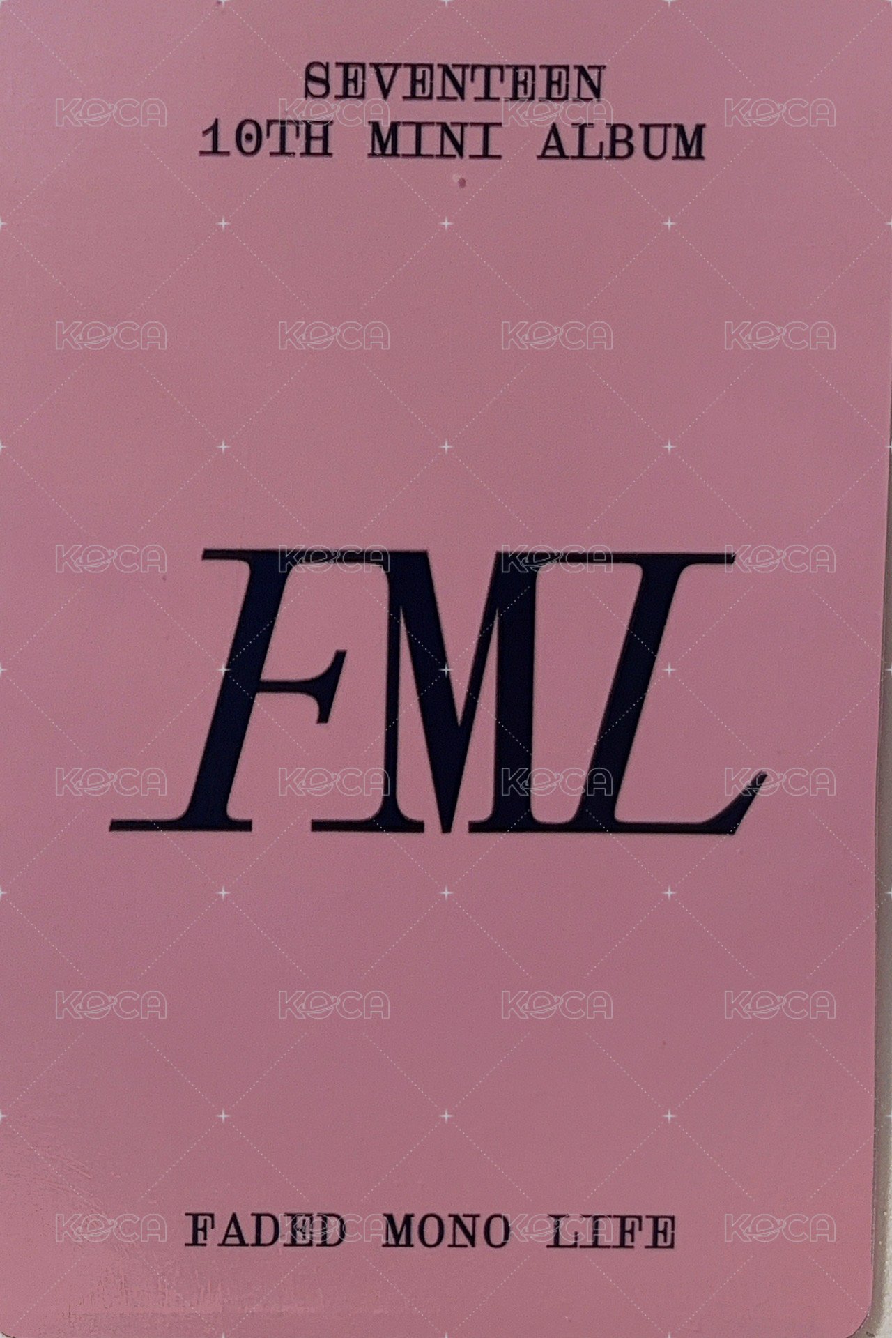 MINI10 yzy 廣州線下 簽售卡  背面