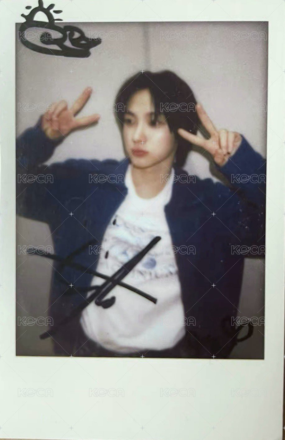 HOW? sw 咖啡快閃 特典卡 拍立得 1 正面