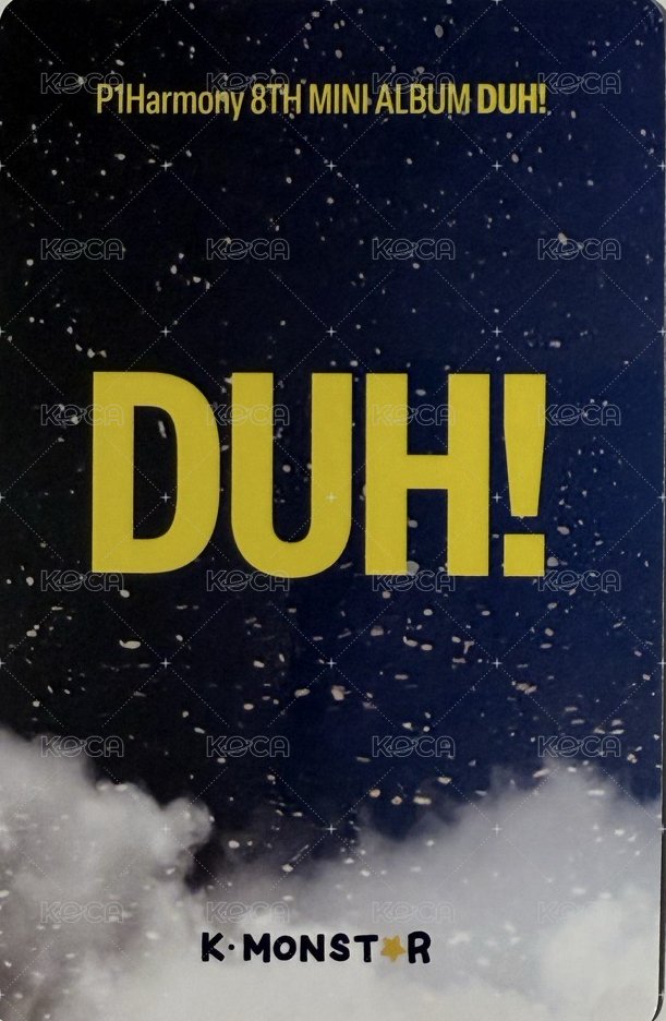 DUH km 台北場 簽售卡 寅拓 背面