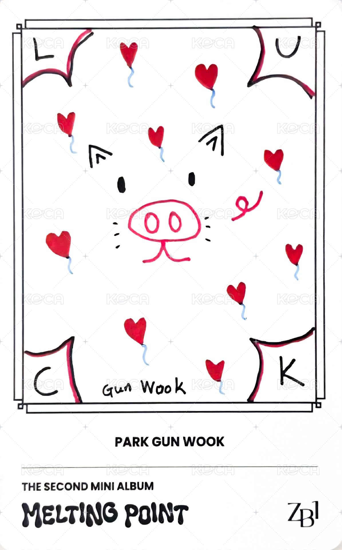 迷二 專輯卡 LOYALTY ver. 背面