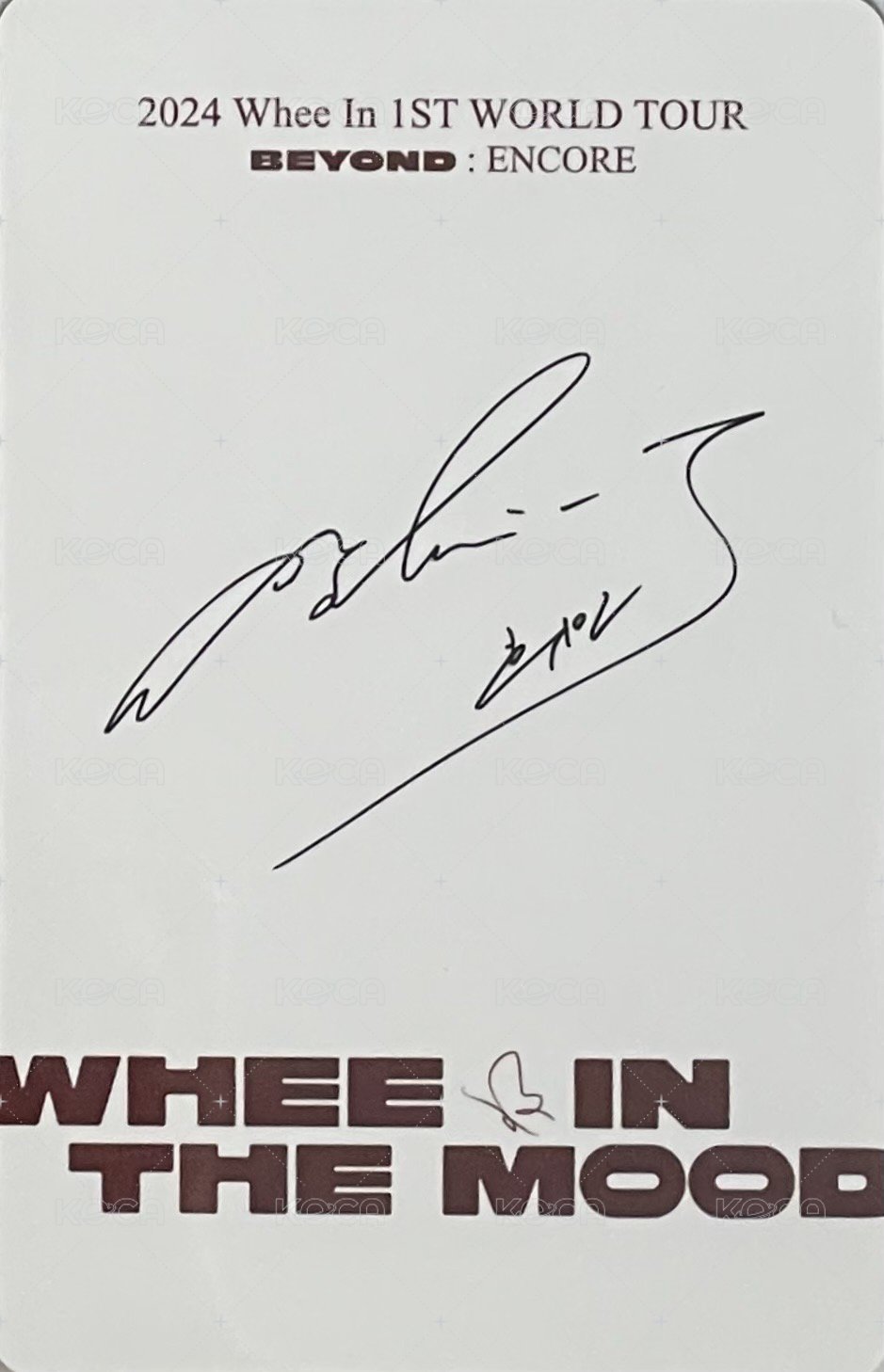 BEYOND 世巡 周邊卡 安可場 海報組 背面