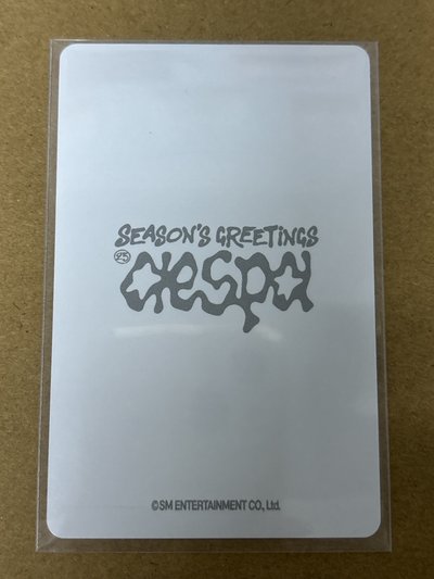 aespa Karina 柚子 隨機卡 2025年曆後續 B版柚