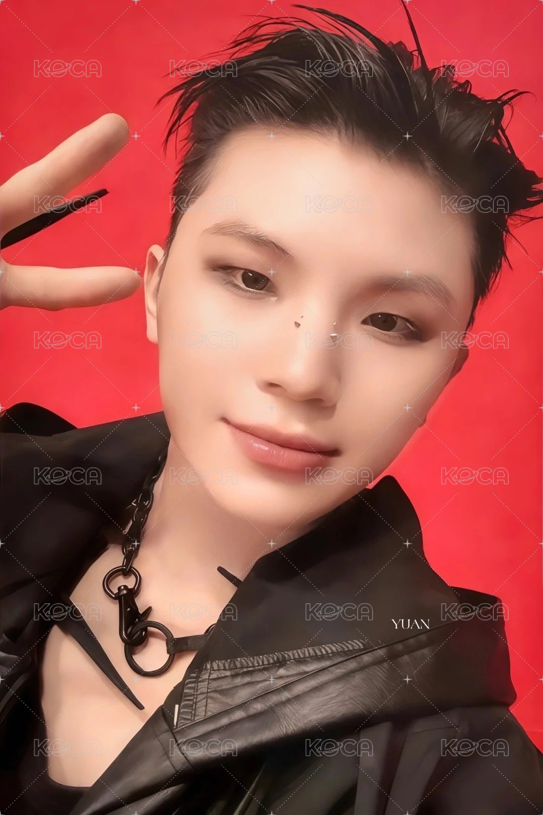 正五 yzy 上海 簽售卡  正面