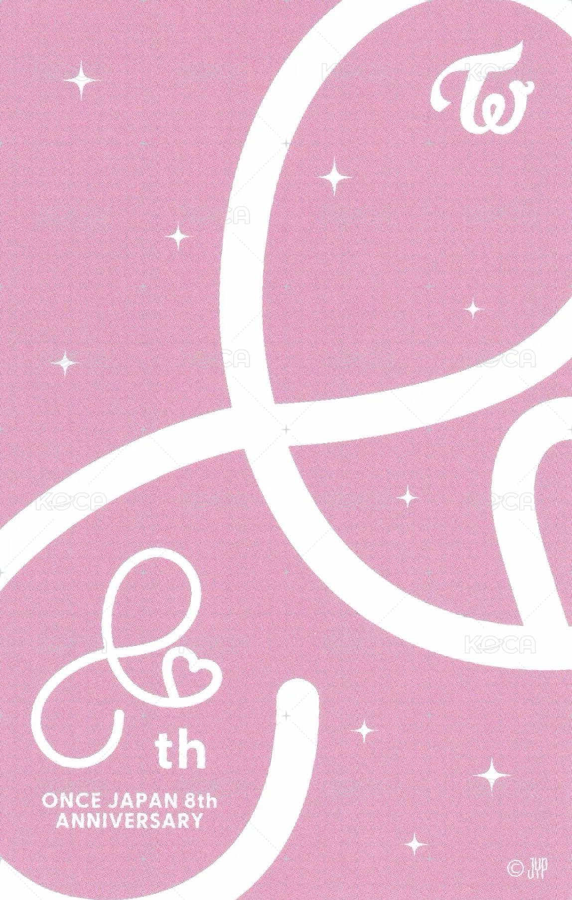 日本八週年快閃 隨機卡 參加賞 背面