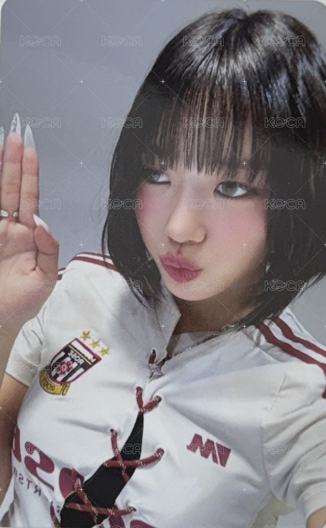 mini 1 fanme 簽售卡  正面