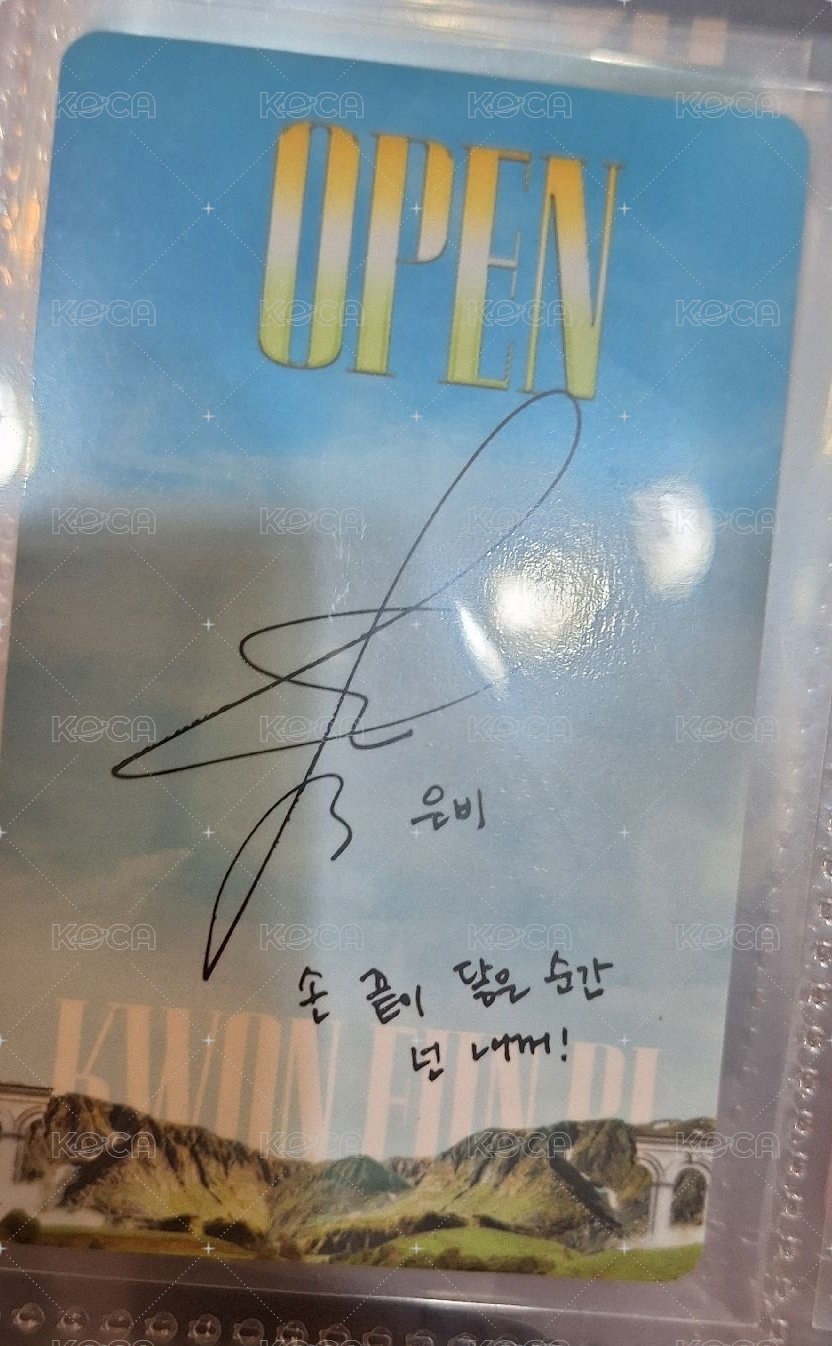 OPEN 專輯卡  背面