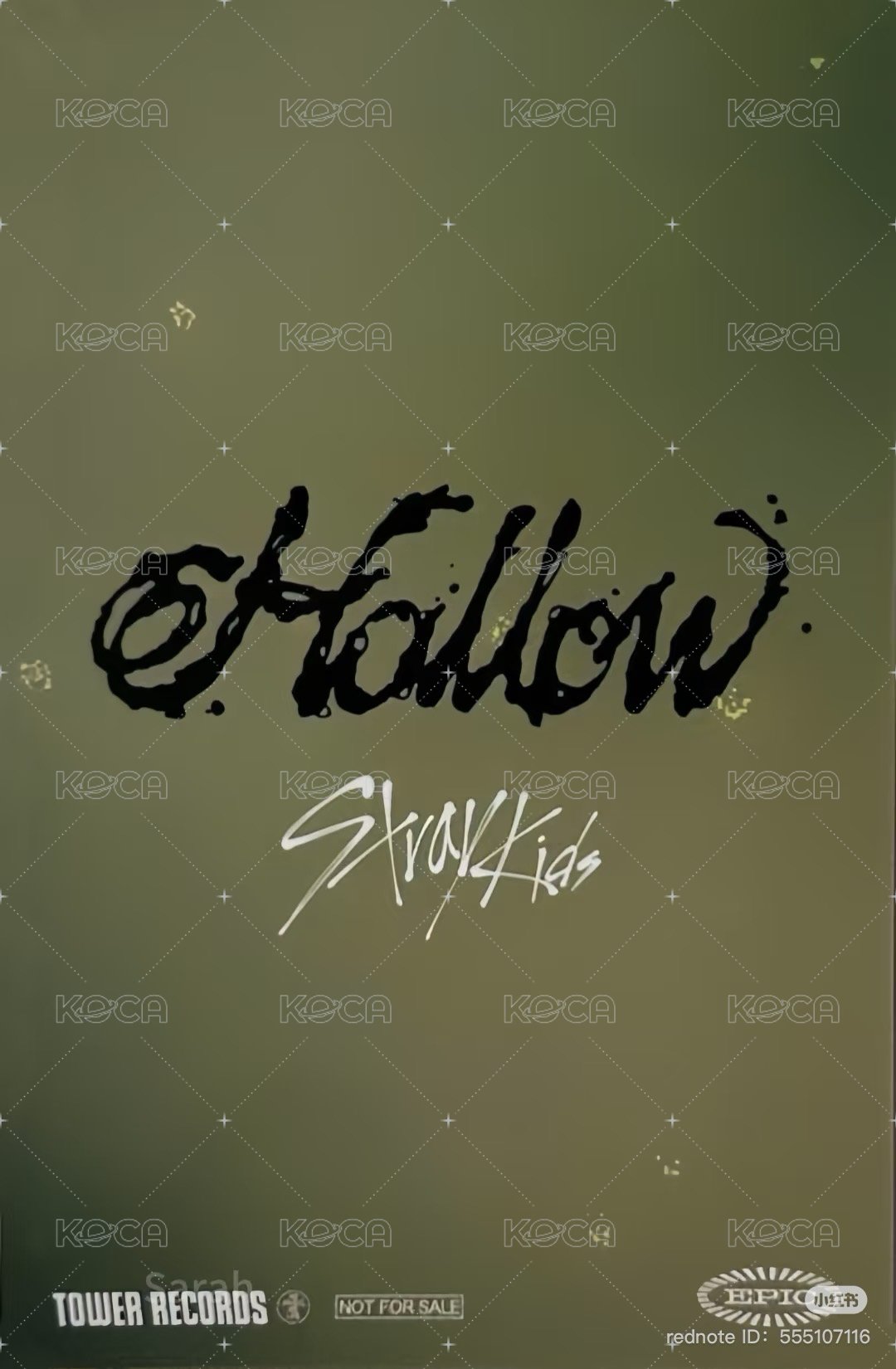 Hollow 塔店 特典卡  背面