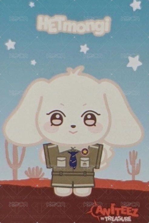 ANITEEZ IN TREASURE 隨機卡  背面