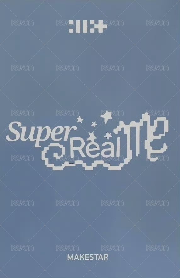 SUPER REAL ME ms 簽售卡  背面