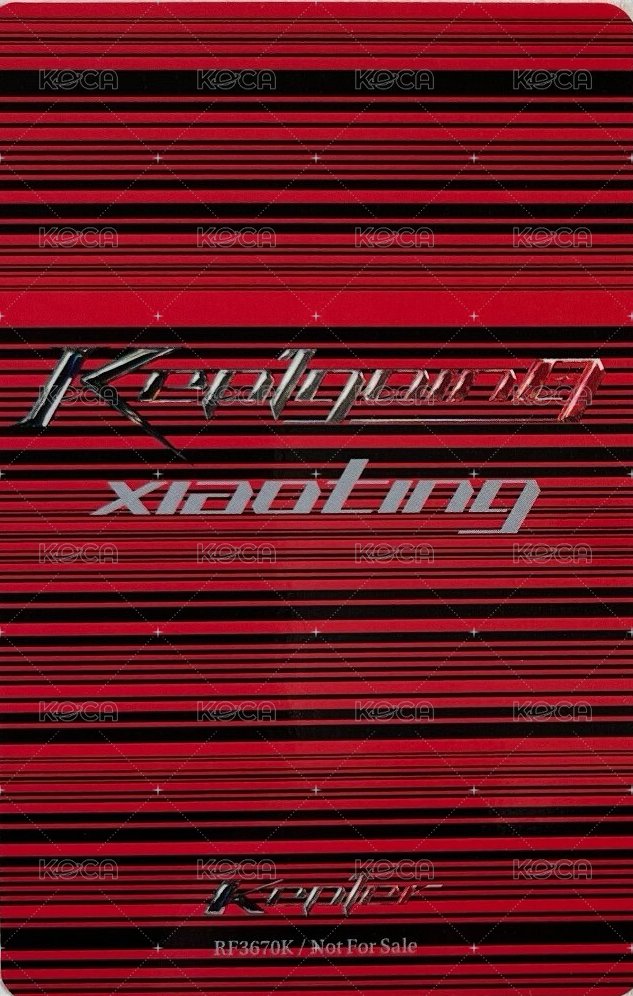 JP正規一 專輯卡 單封 背面