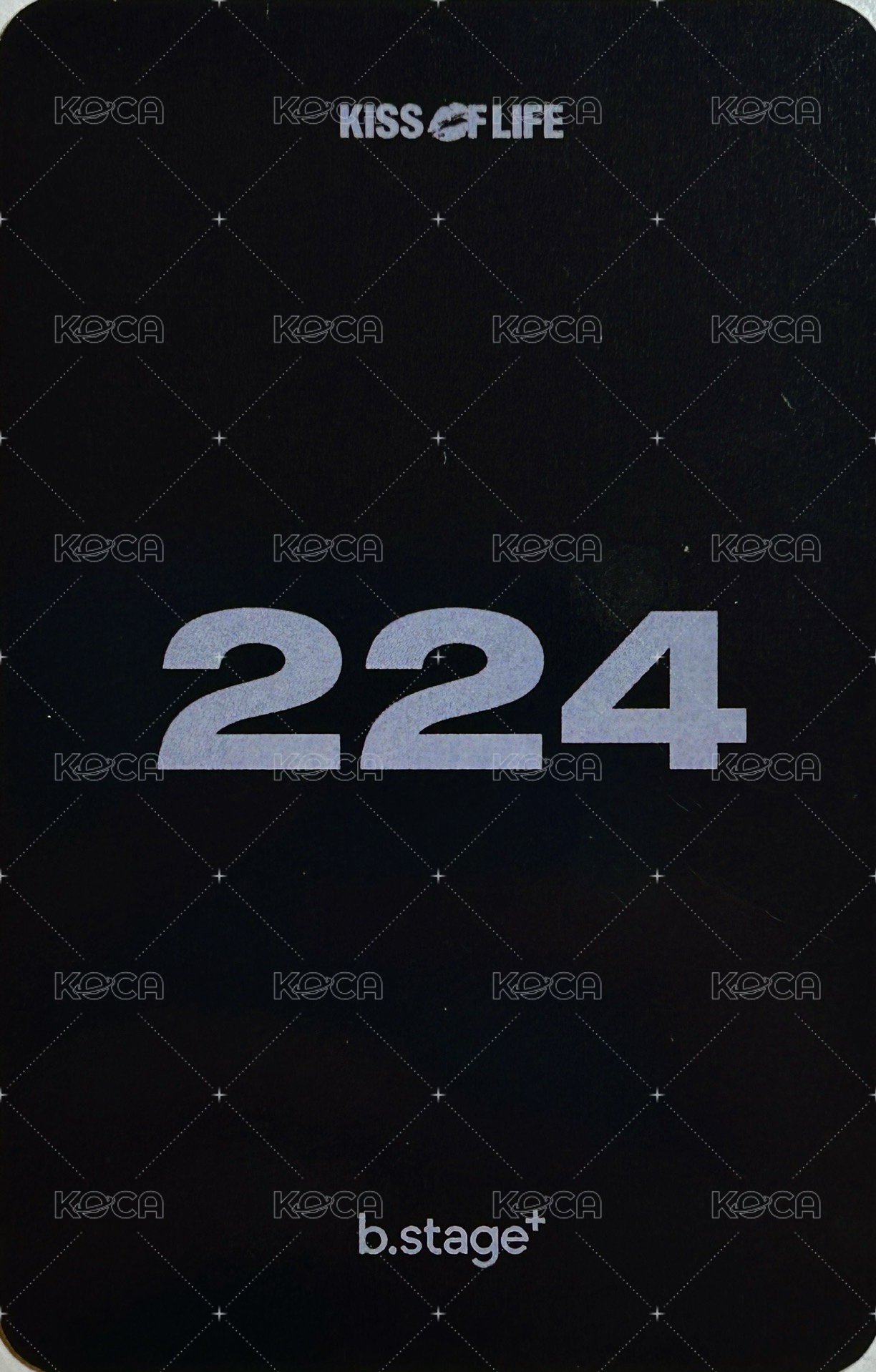 224 bstage 預售 特典卡 吸管 背面