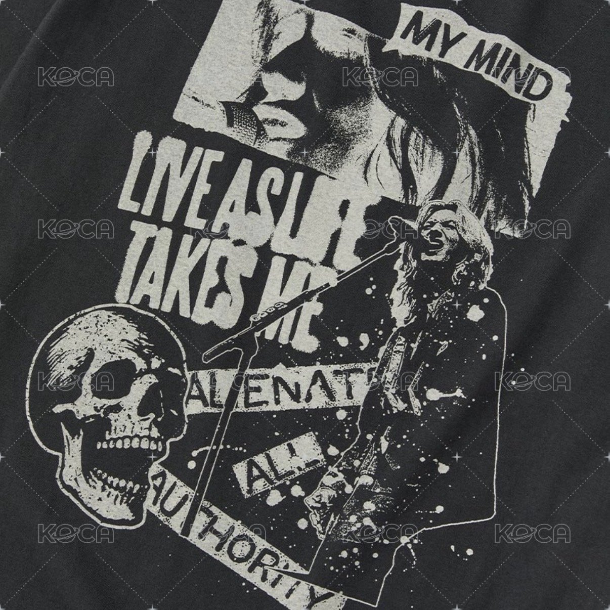 LIVE LIKE-CHARCOAL GREY