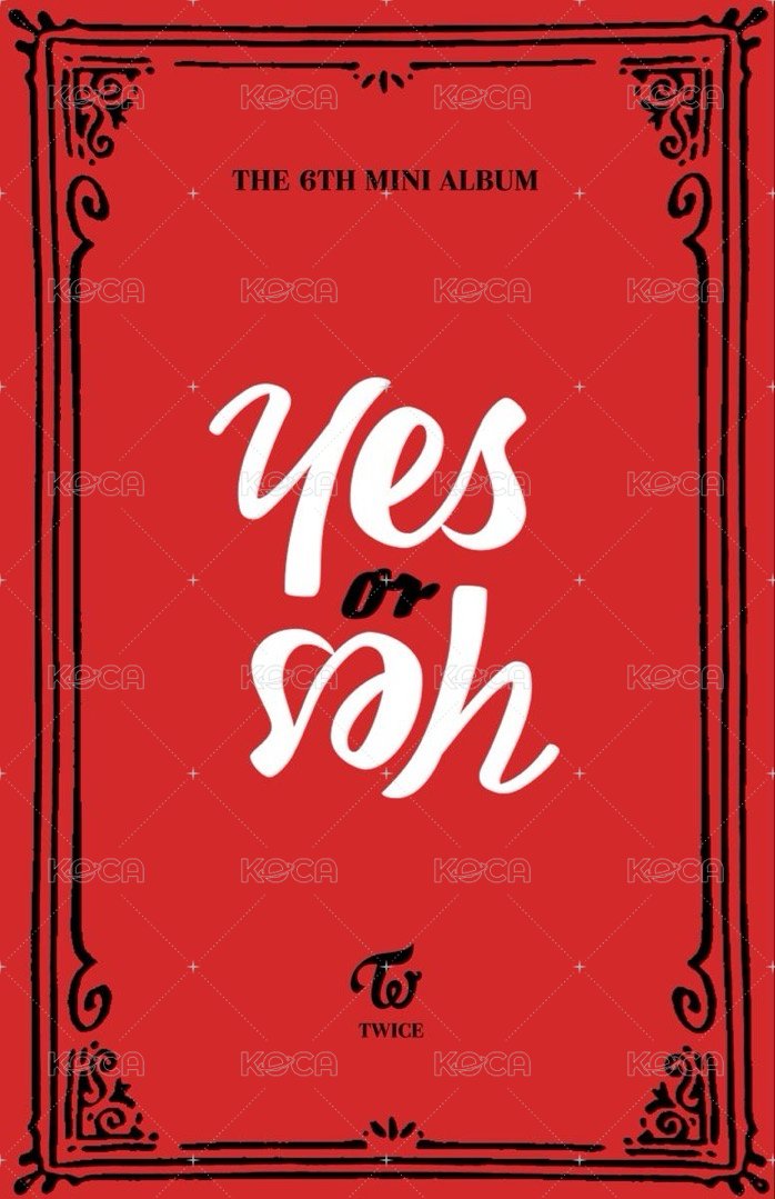 YES or YES 專輯卡  背面