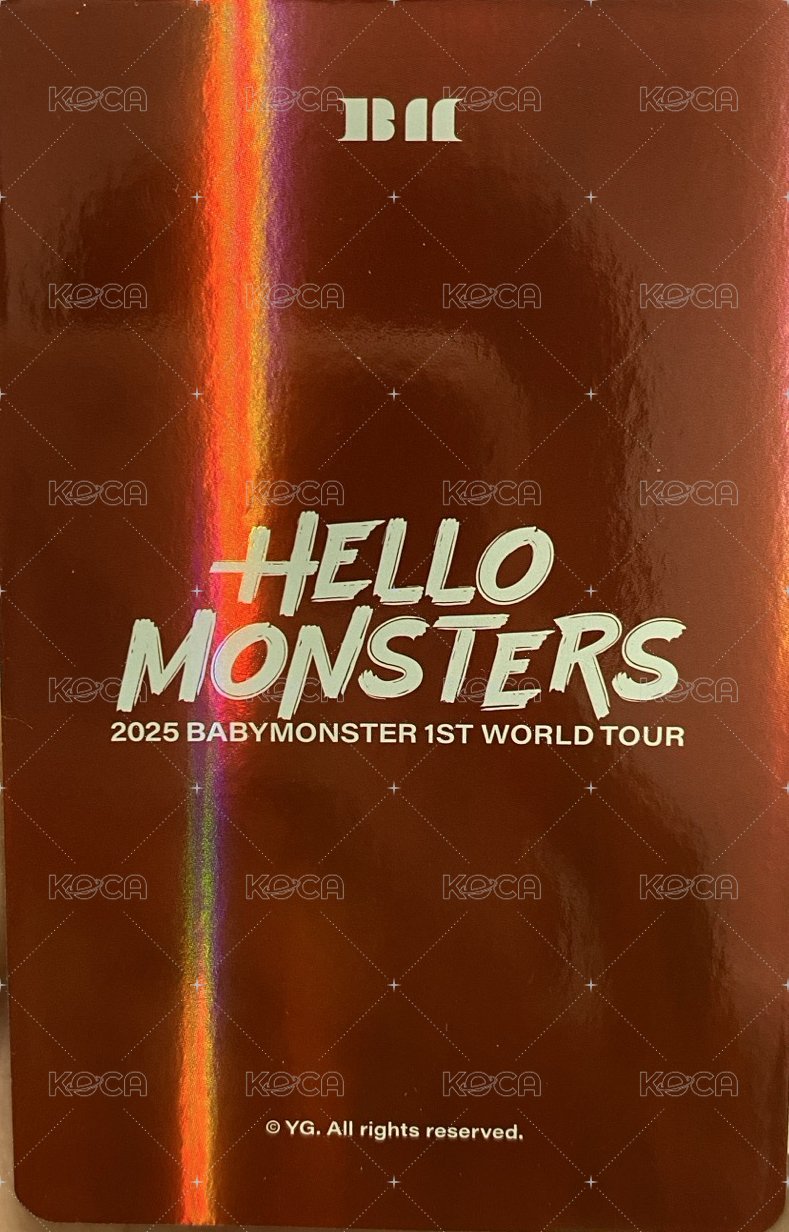 25世巡 首爾場週 隨機卡  背面