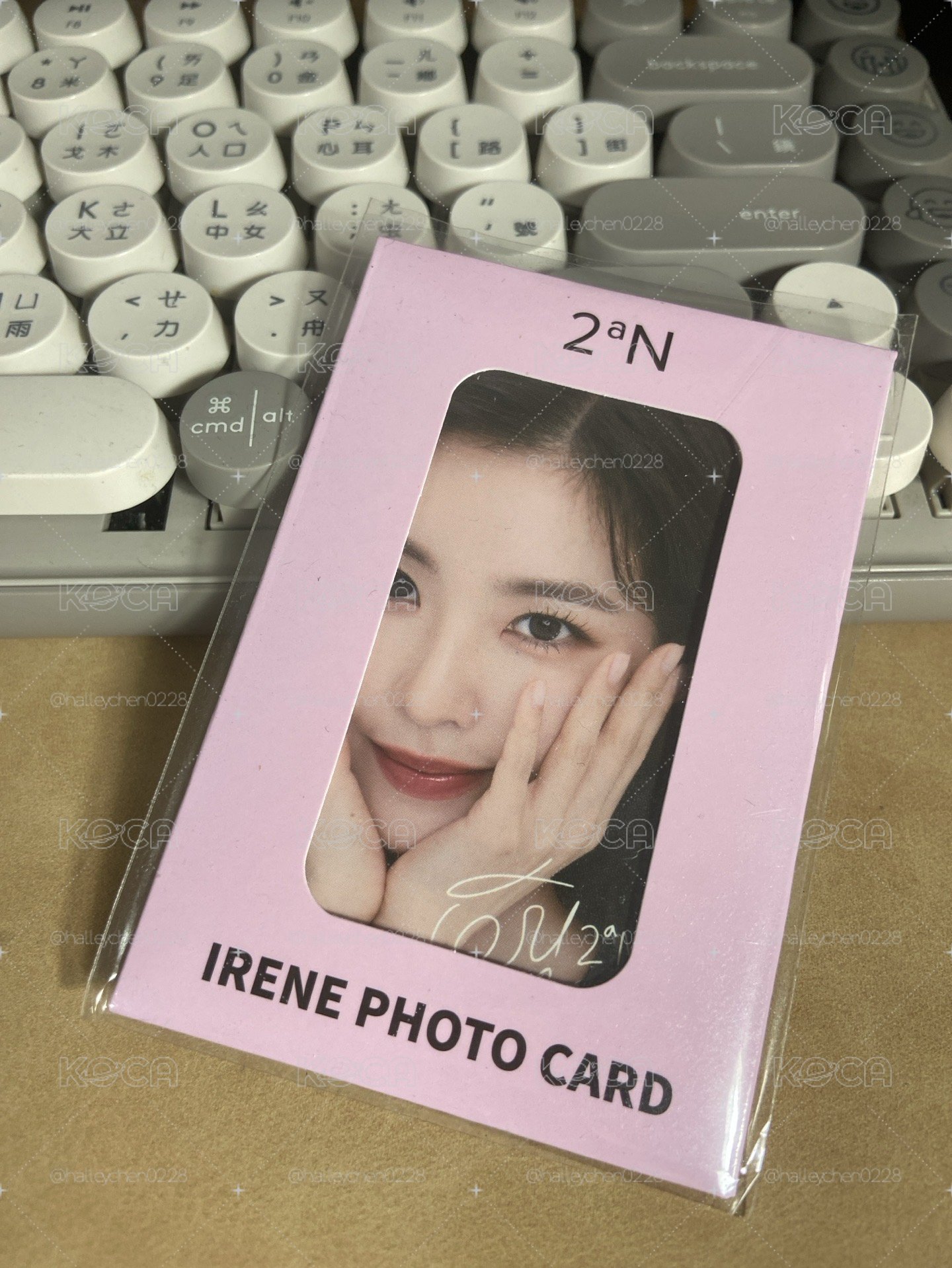 Red Velvet Irene 2aN代言卡1.0 未拆
