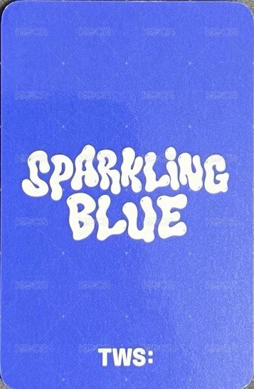 Sparkling Blue k4 幸運卡  背面