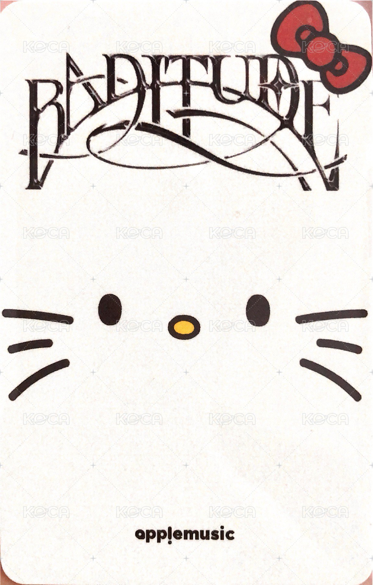 BADITUDE am 6.0線下 簽售卡  背面