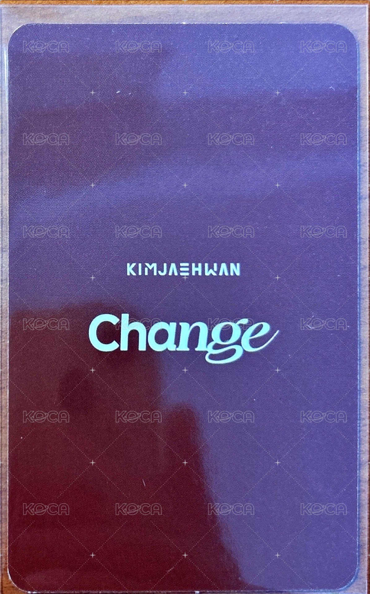 3rd Mini Album “Change” 新那拉 特典卡  背面