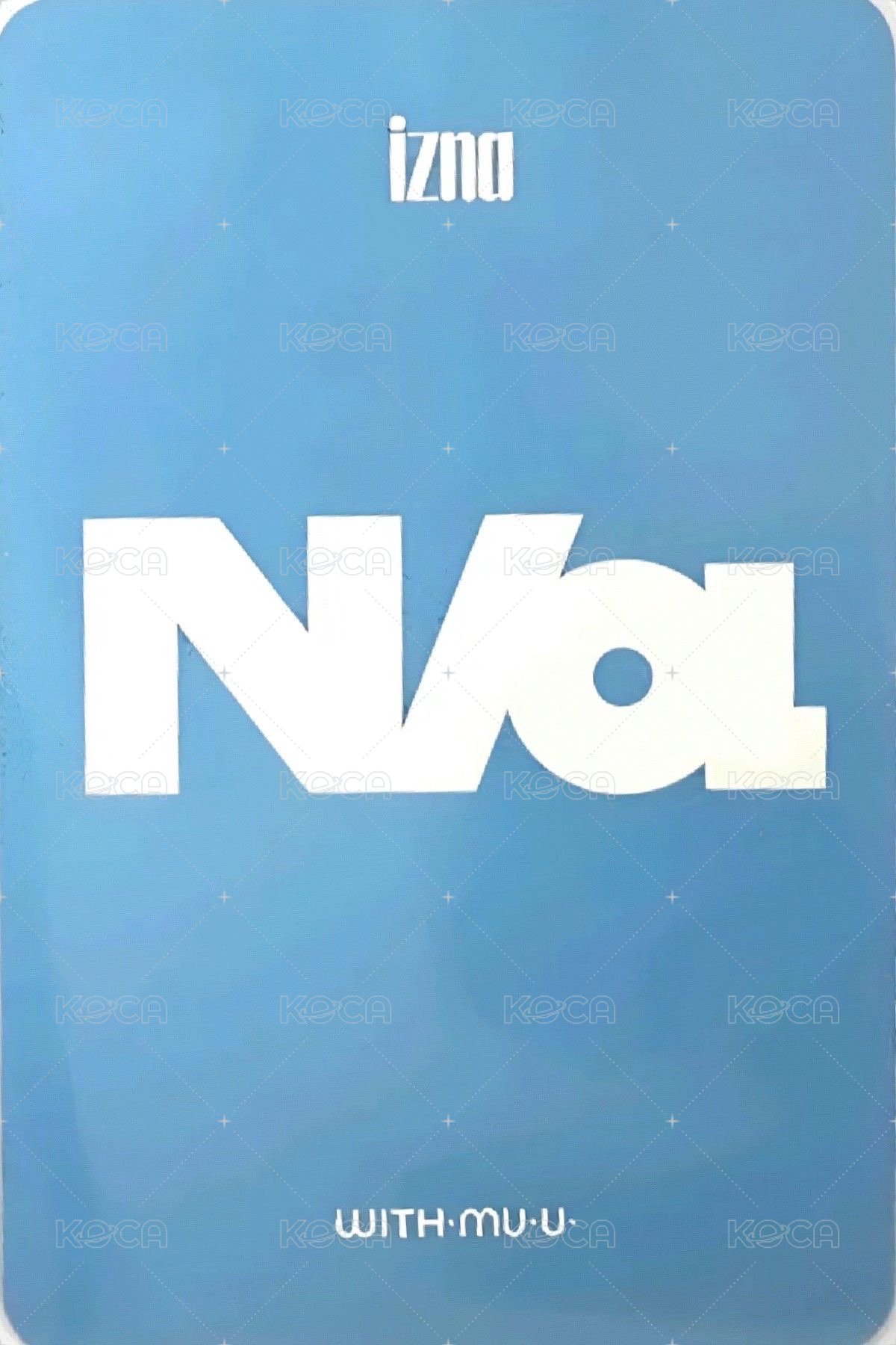 迷一 wm 3.0 簽售卡  背面