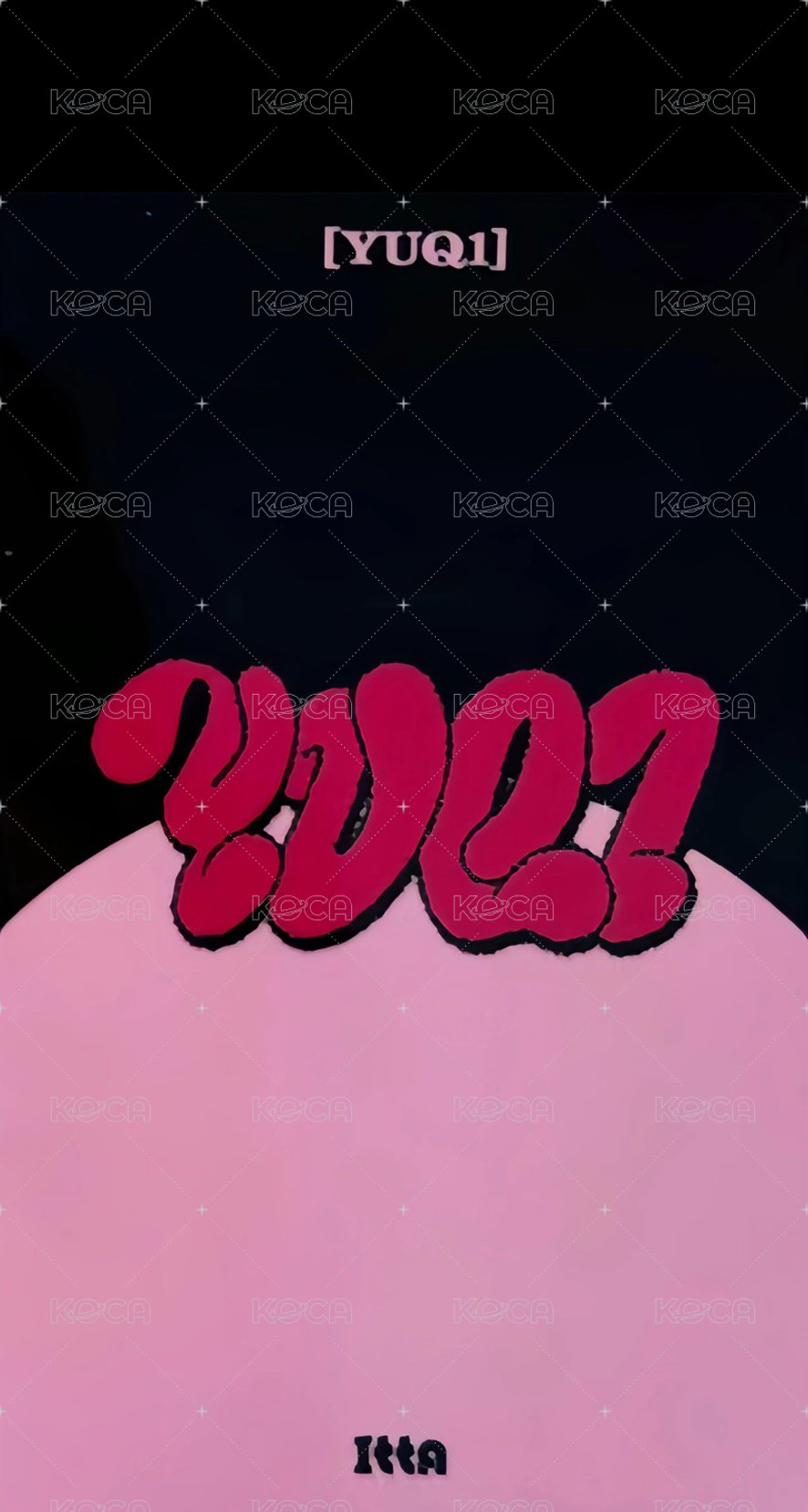 YUQ1 itta 線上2.0 簽售卡 耳機琦 背面