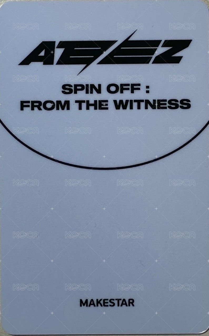 From the Witness ms 幸運卡 灰兔 ver. 背面