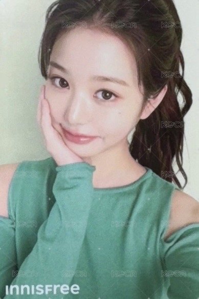 代言卡 員瑛 innisfree 正面