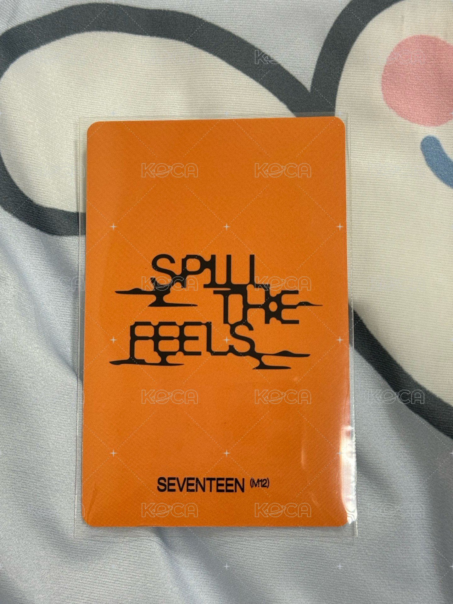 MINI12 yzy 2.0 特典卡  背面