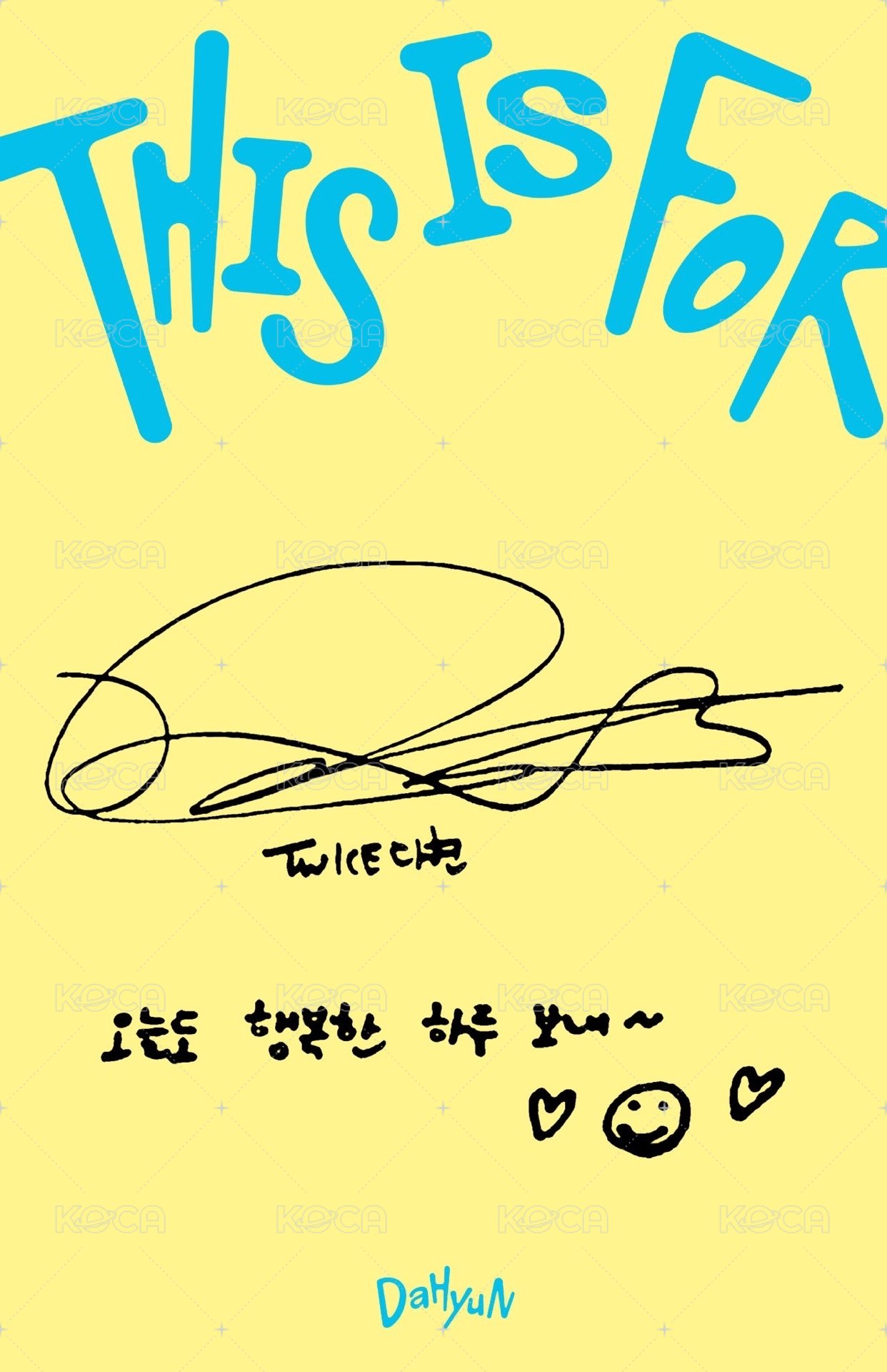 正規四 專輯卡 confetti ver. 背面