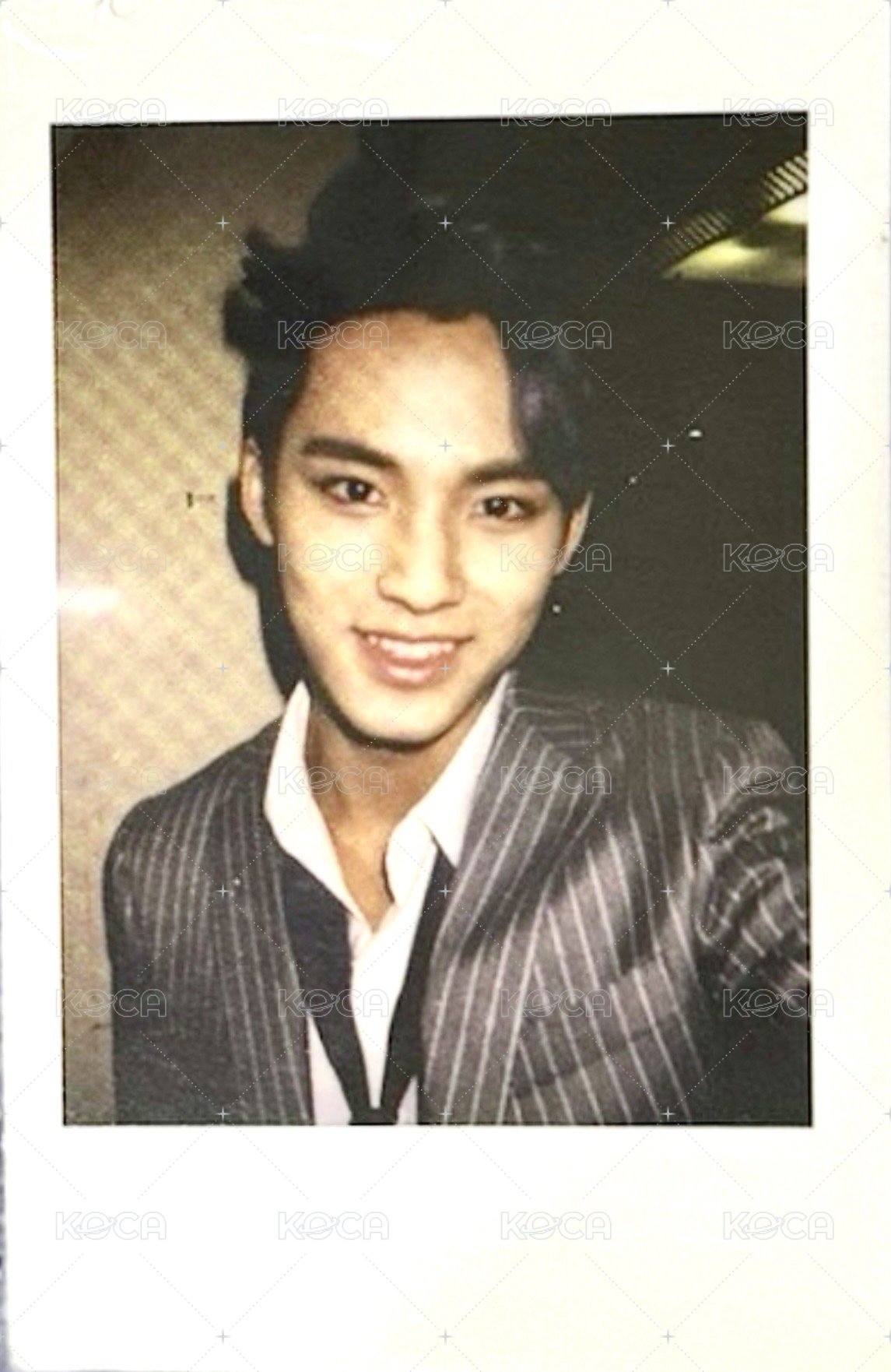 16’BOYS WISH 周邊卡 B ver 閃鑽拍立得鐵盒卡 正面