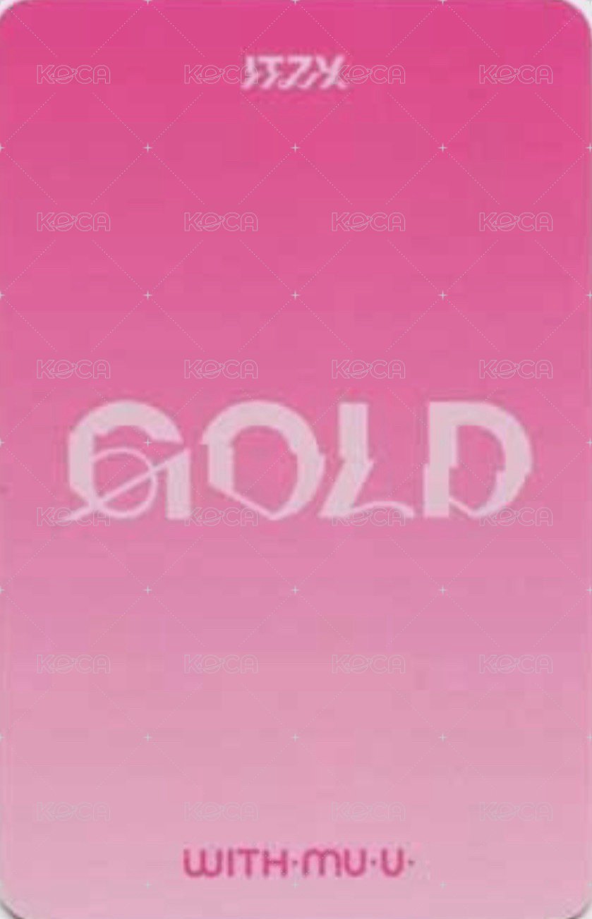 GOLD wm 1.0 線下 簽售卡  背面