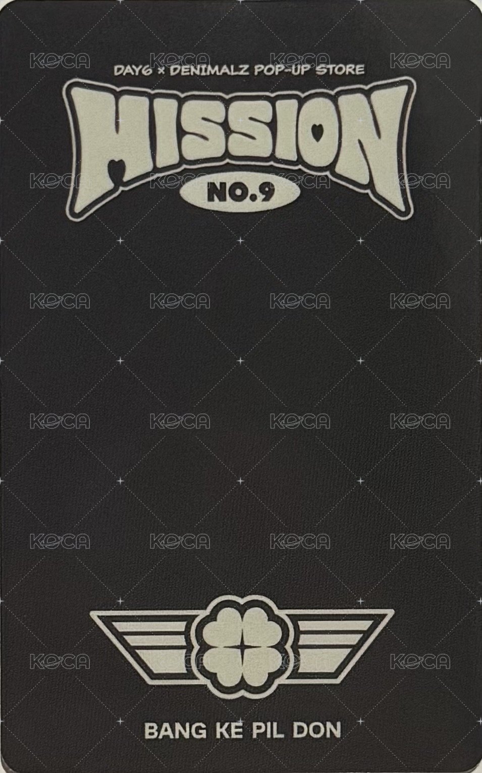 MISSION No.9 線上 滿額卡  背面