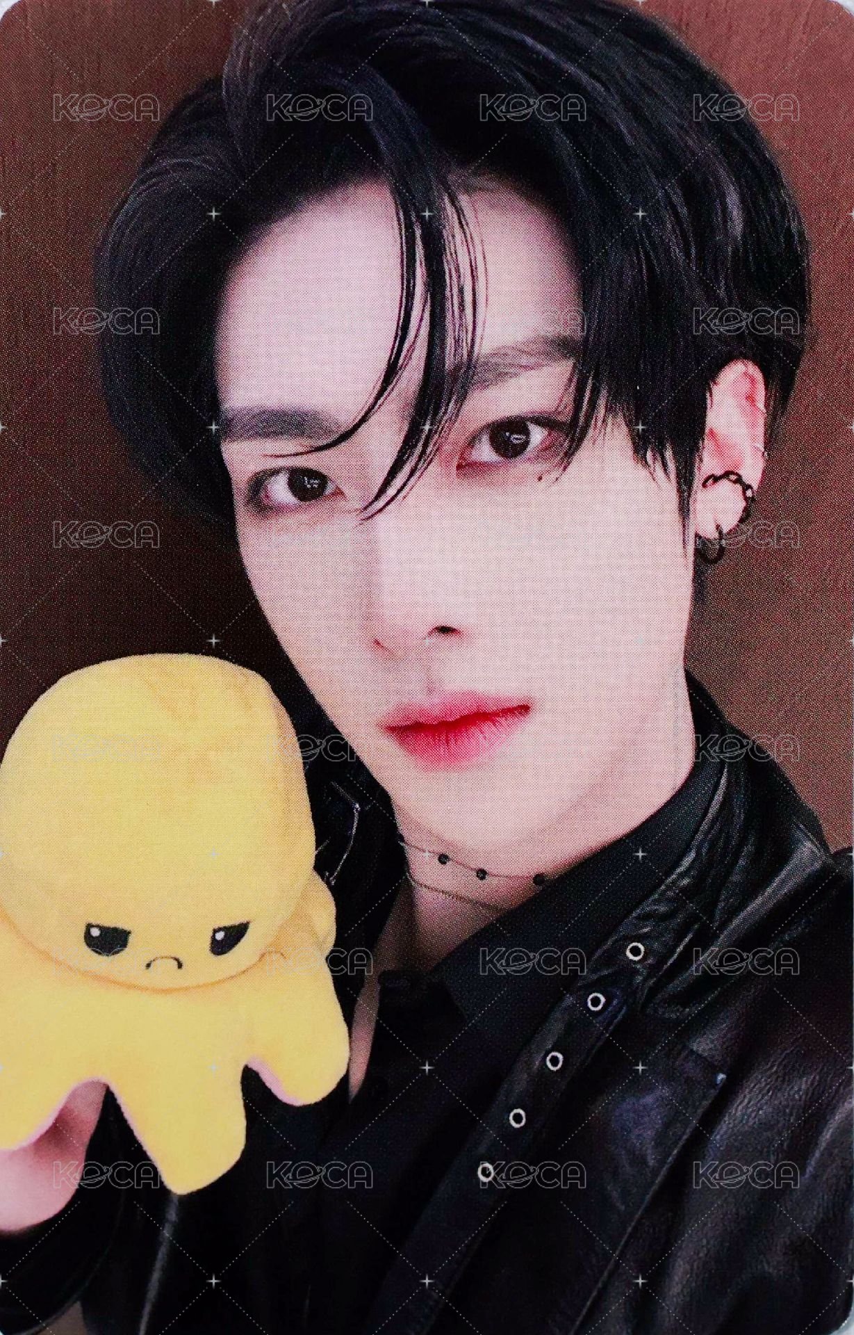 迷五 yzy 1.0 簽售卡 憤怒章魚 正面