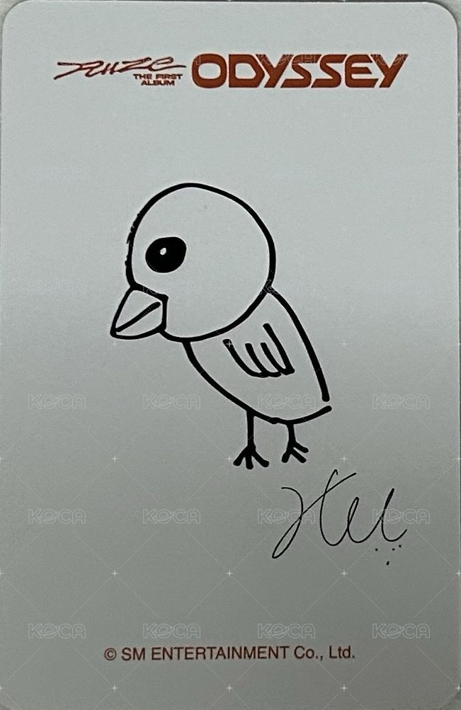 ODYSSEY km 幸運卡  背面
