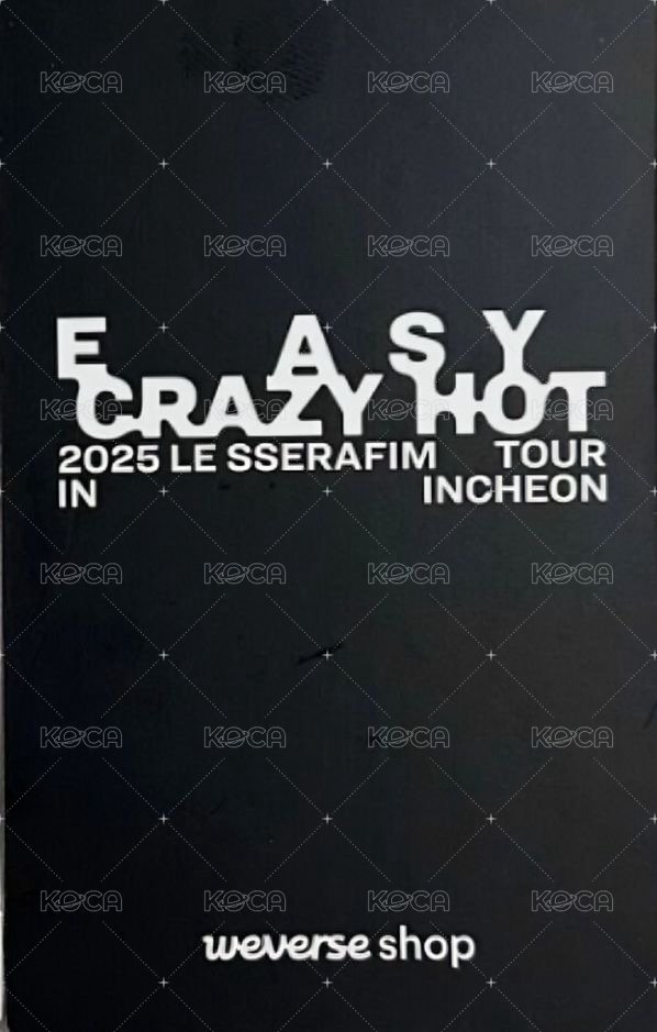 25‘巡迴 入場卡 / 場限卡 首爾仁川場限A 背面