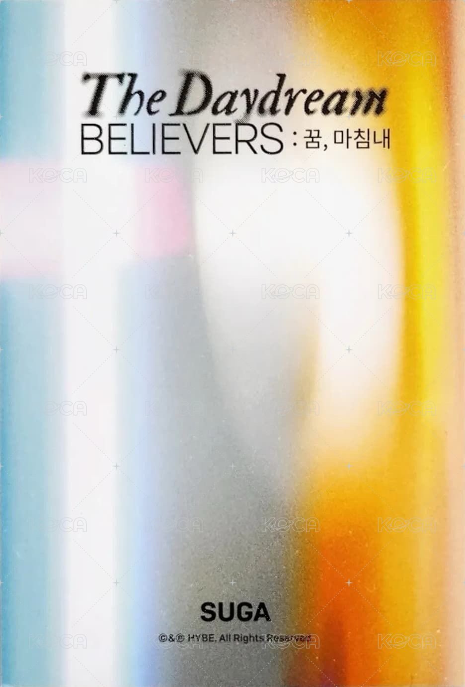 Daydream展 周邊卡  背面