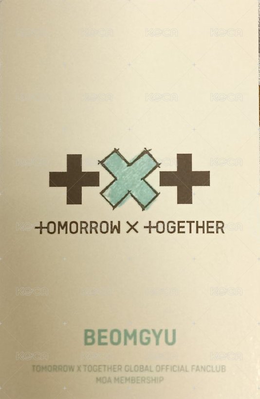 六期會員 會員禮卡  背面