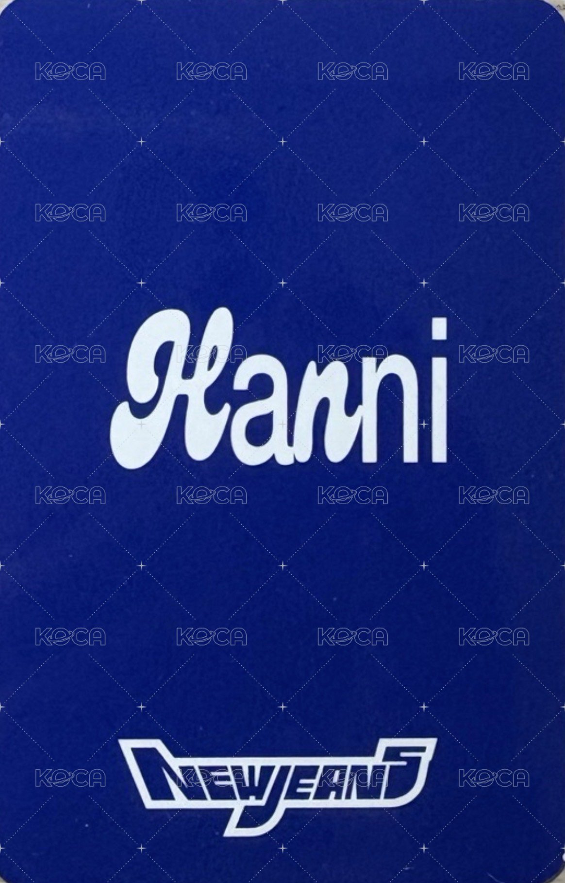 New Jeans 打歌卡 2.0 背面