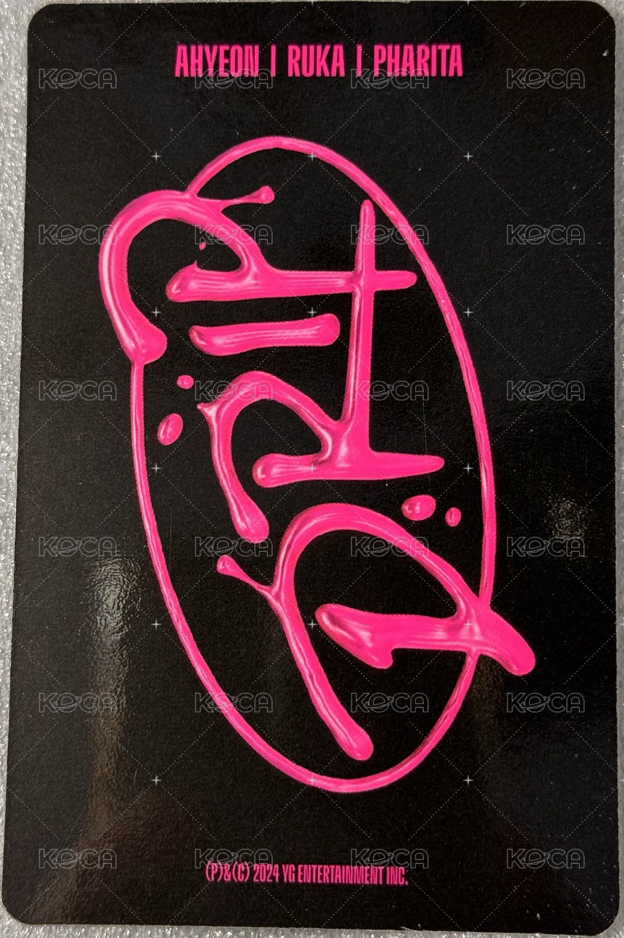 DRIP 專輯卡 JC版專卡 RuPhaJung 背面