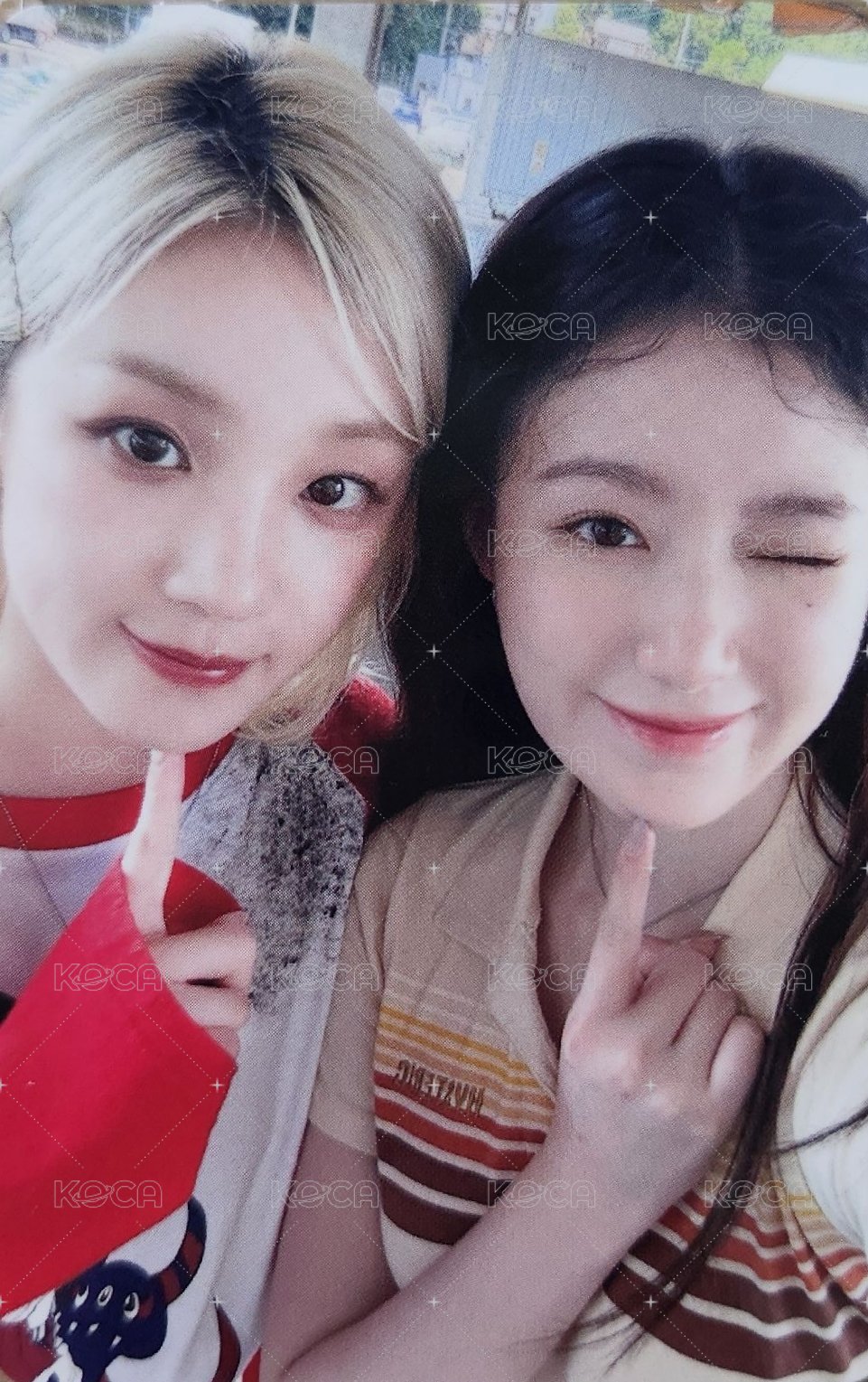 i-dle 抽選卡 忙內line 正面