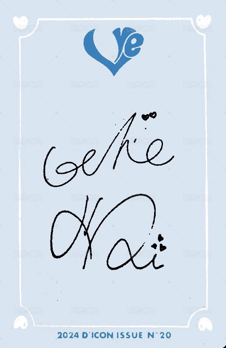 DICON 雜誌卡 A ver. 背面