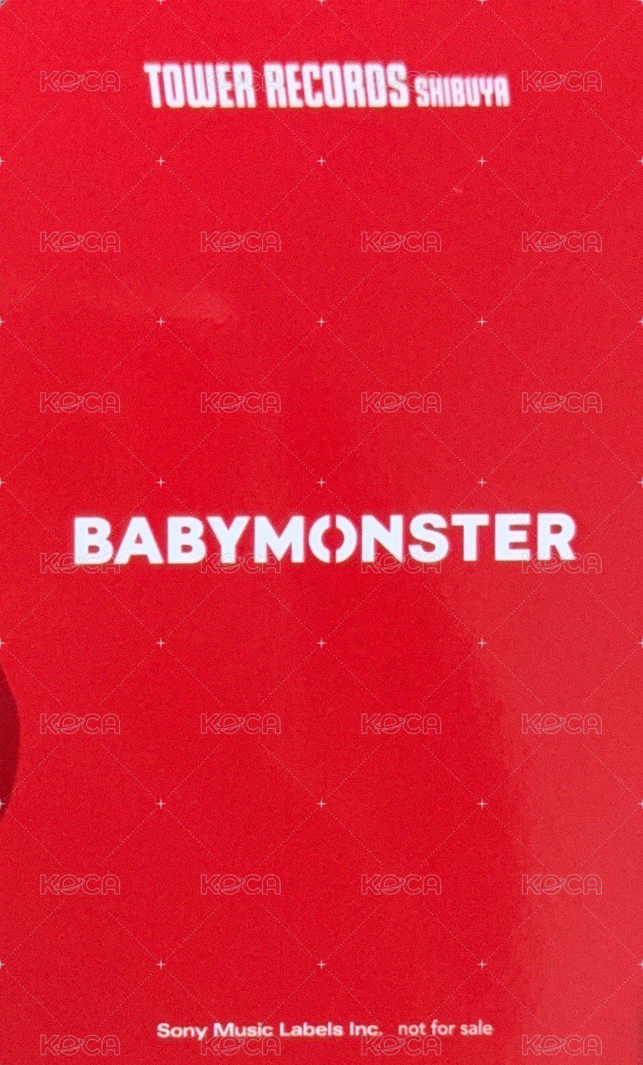 WE GO UP 塔店 澀谷限定 幸運卡  背面