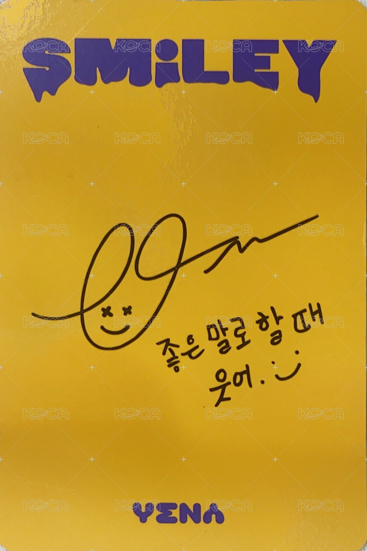SMiLEY 專輯卡 紫版 背面
