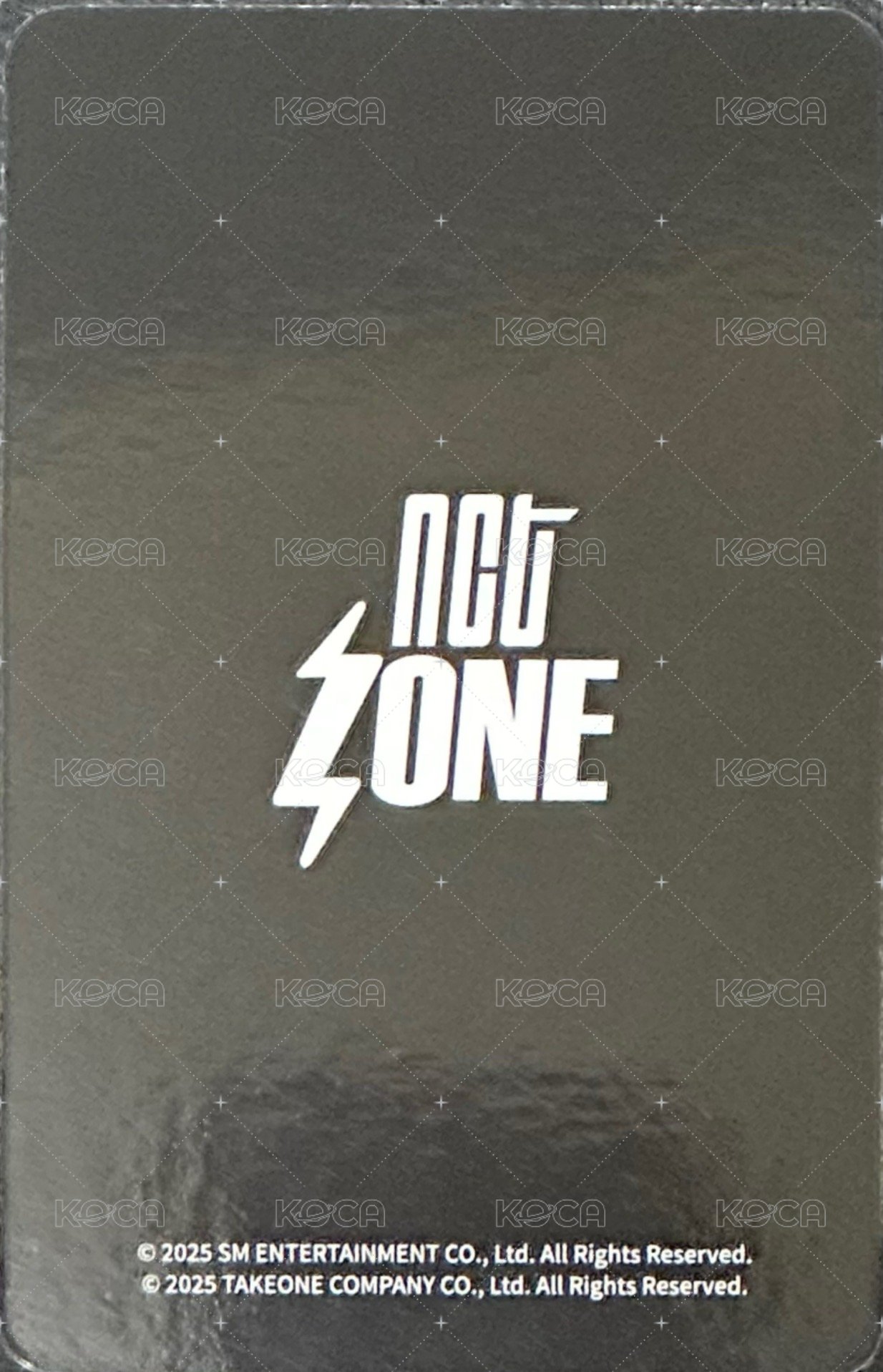 NCTZONE 純白要員 遊戲卡 ssr 背面