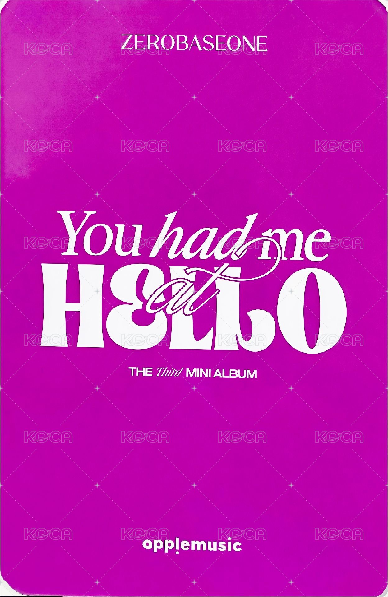 迷三 am 2.0 幸運卡 臉頰肉 ver. 背面