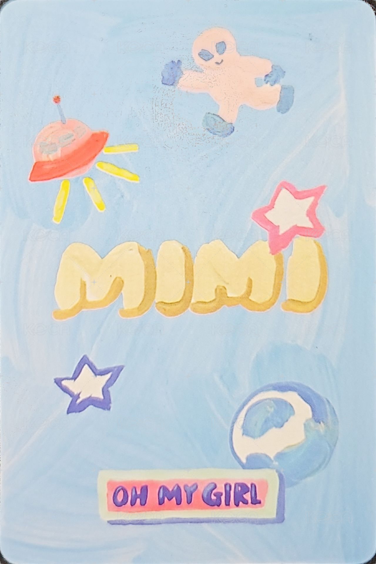 Dear OHMYGIRL 專輯卡  背面